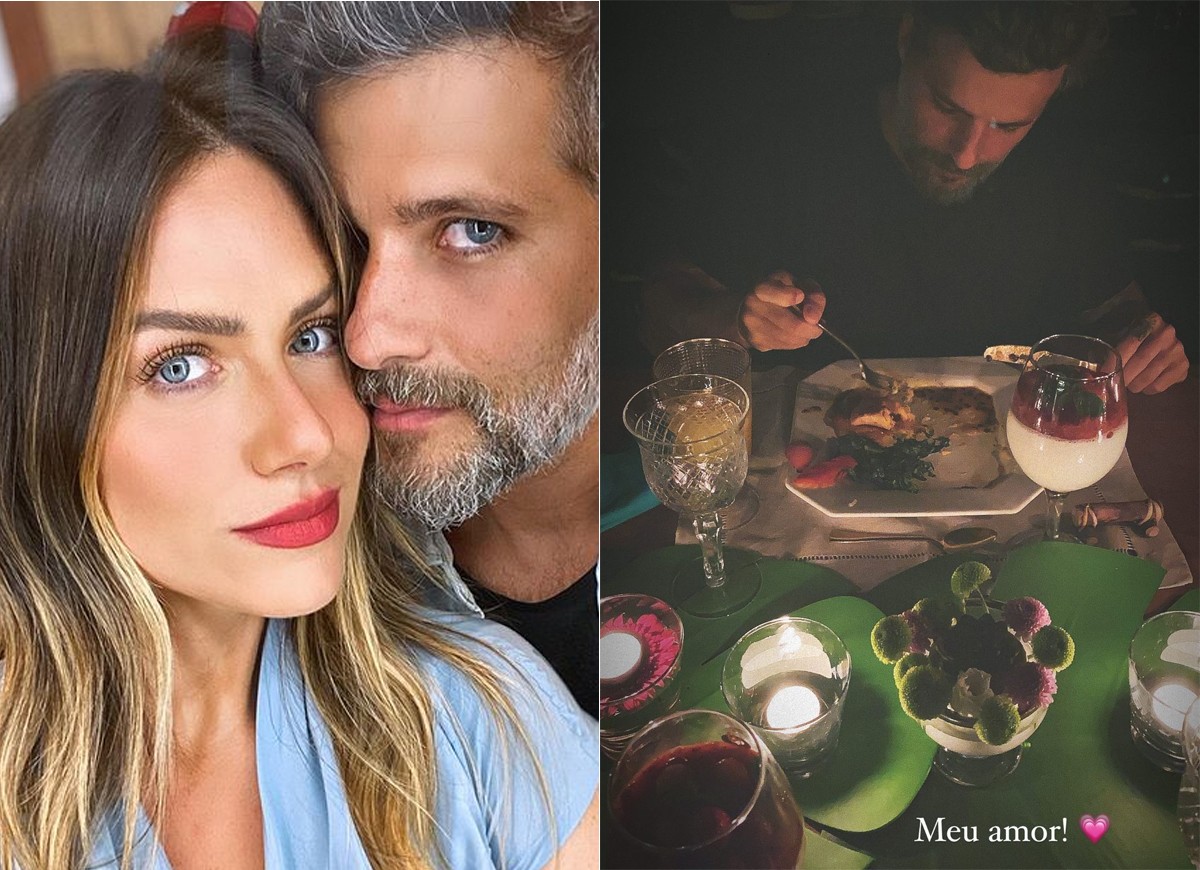 Giovanna Ewbank e Bruno Gagliasso em jantar romântico nos 11 anos de casados (Foto: Reprodução/Instagram)