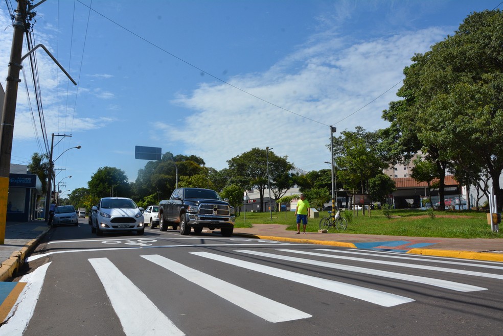 &Aacute;rea reservada para motos no Parque do Povo, em Presidente Prudente (Foto: Ananias Pinheiro/Secom)