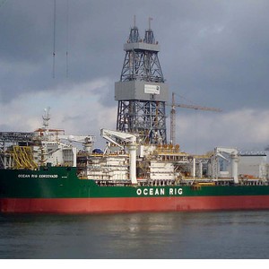 Petróleo Exploração de petróleo Navio-sonda Pré-sal (Foto: Divulgação)