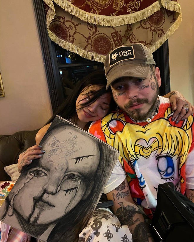 Post Malone e a namorada  (Foto: Instagram/Reprodução)
