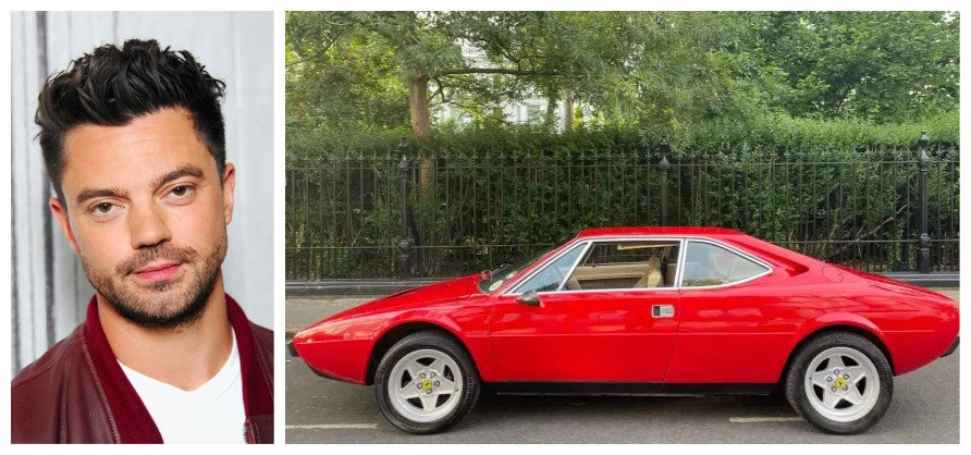 A Ferrari 1978 do ator Dominic Cooper (Foto: Getty Images/Reprodução)