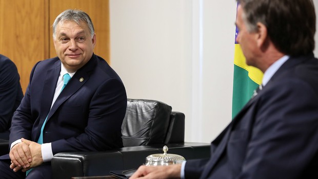 Viktor Orbán e Jair Bolsonaro (Foto: Flickr)