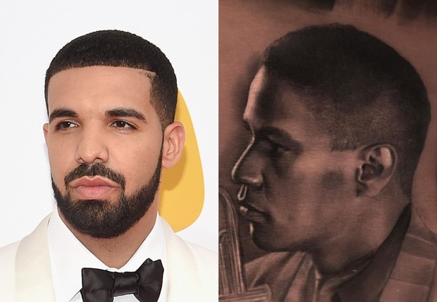 Drake fez tatuagem com rosto de Denzel Washington (Foto: Getty Images e Reprodução)