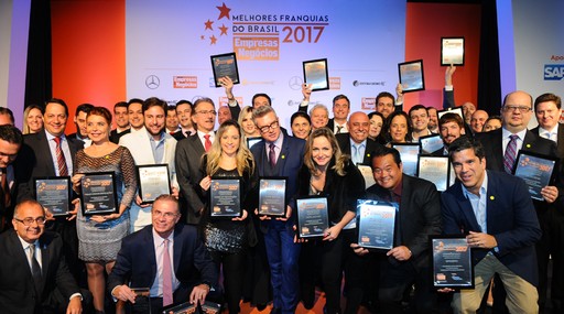 Vencedores do prêmio Melhores Franquias do Brasil 2017