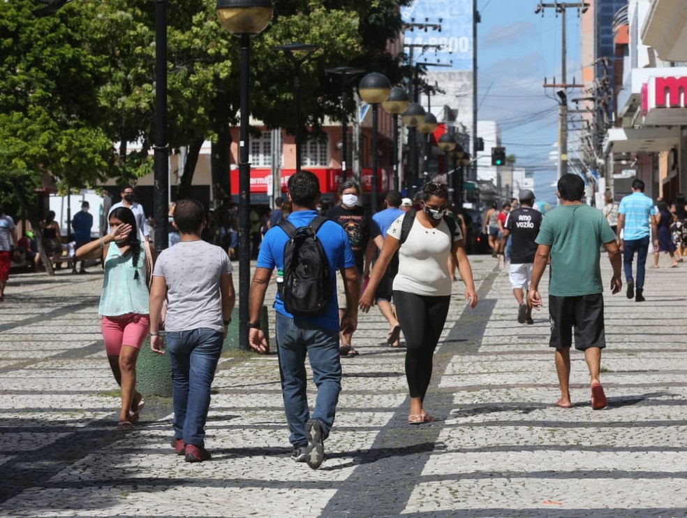 Será ponto facultativo nas lojas do Centro da capital — Foto: José Leomar/SVM