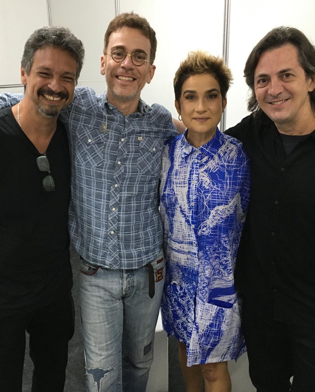 Músicos de banda de Cássia Eller se encontram em homenagem à cantora (Foto: Reprodução/ Instagram)