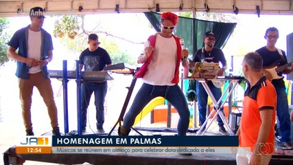 Músicos se reúnem para celebrar o Dia do Músico em Palmas