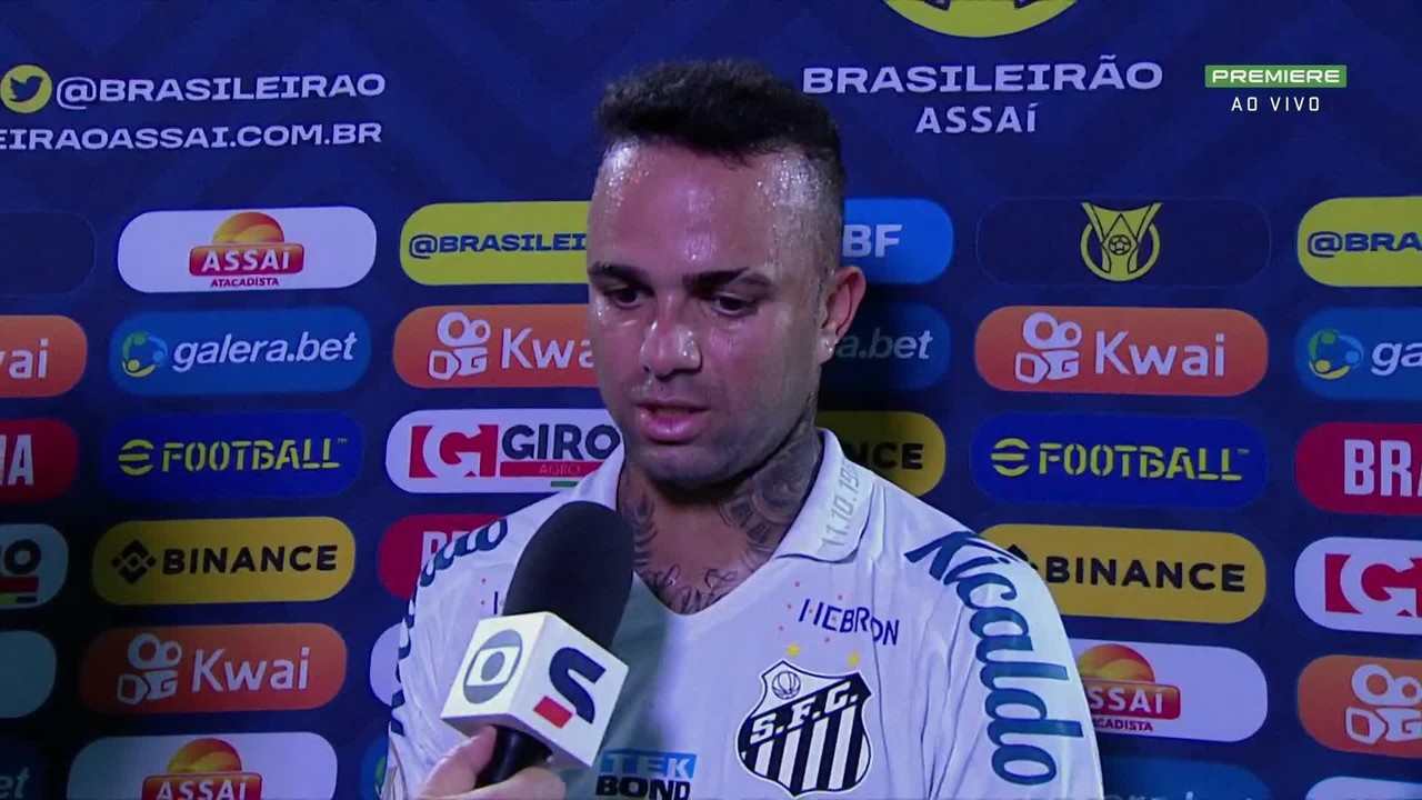 Apesar da derrota, Luan comenta estreia pelo Santos: 'Quero estar bem para ajudar'