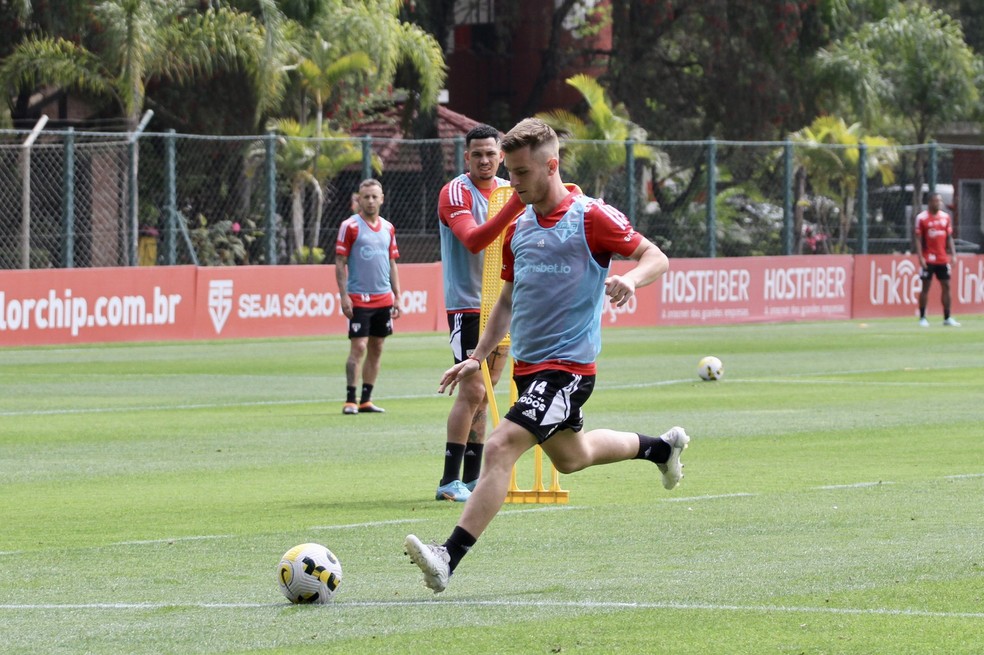 Galoppo em treino do São Paulo — Foto: Divulgação