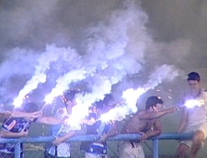 Torcida do São Mateus, no Sernamby (Foto: Reprodução/TV Gazeta Norte)