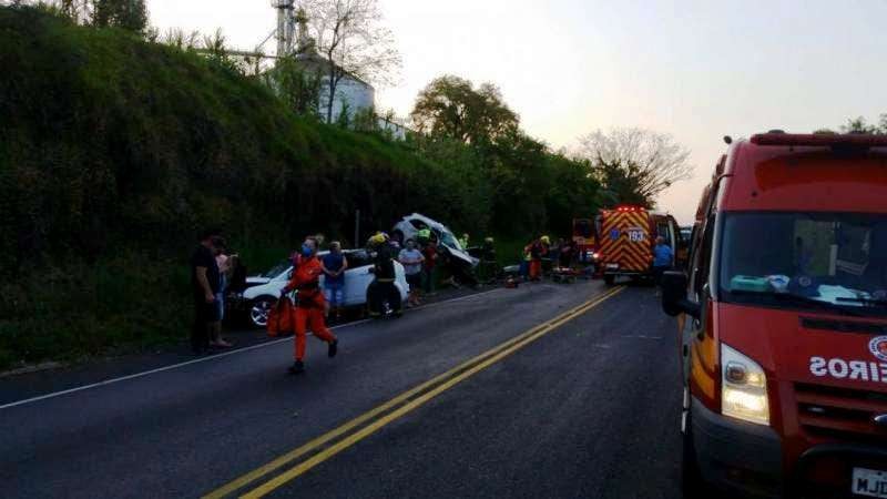 Bebê e quatro homens morrem em acidentes nas rodovias de SC