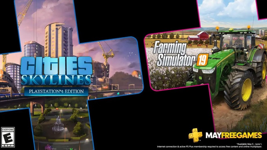 Farming Simulator E Cities Skylines São Jogos Grátis Da PS Plus De.