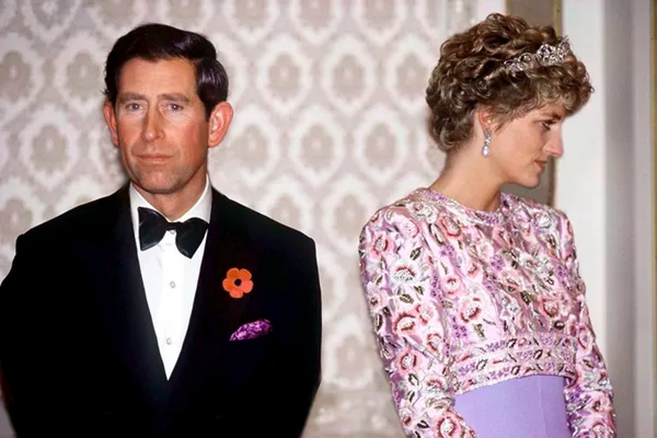 O Príncipe Charles e a Princesa Diana na última aparição pública dos dois como casal, em uma viagem à Coreia do Sul em novembro de 1992