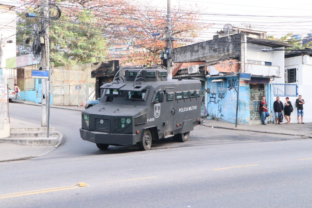 Operação da PM e Polícia Civil no Complexo do Alemão — Foto: Foto: José Lucena/The News2/ Estadão Conteúdo