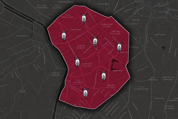 Mapa Riba Share (Foto: Divulgação) Mapa Riba Share (Foto: Divulgação)