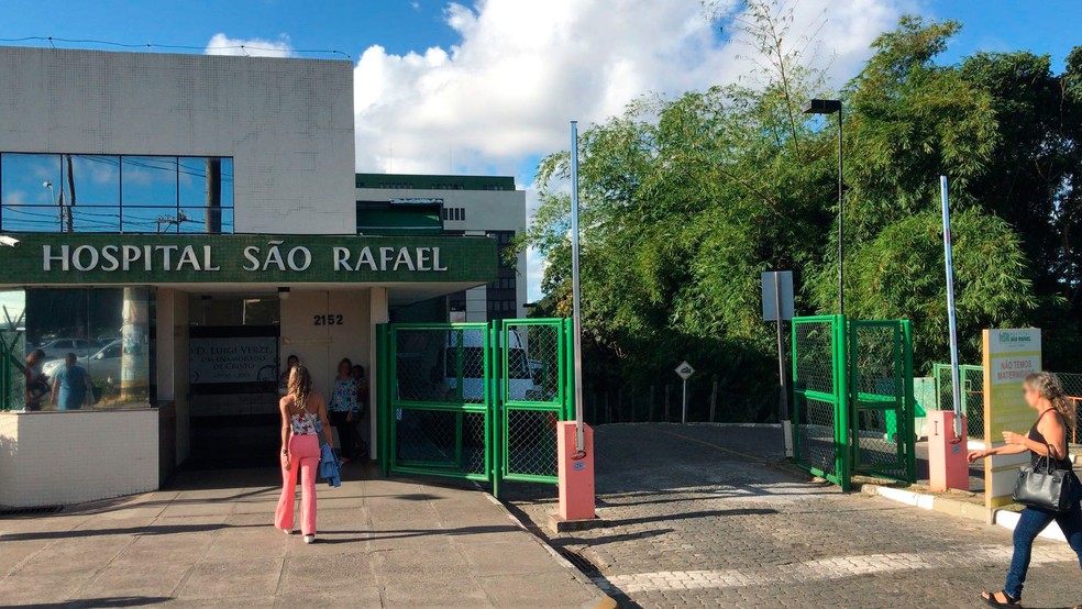 Hospital São Rafael, em Salvador — Foto: Victor Silveira/ TV Bahia