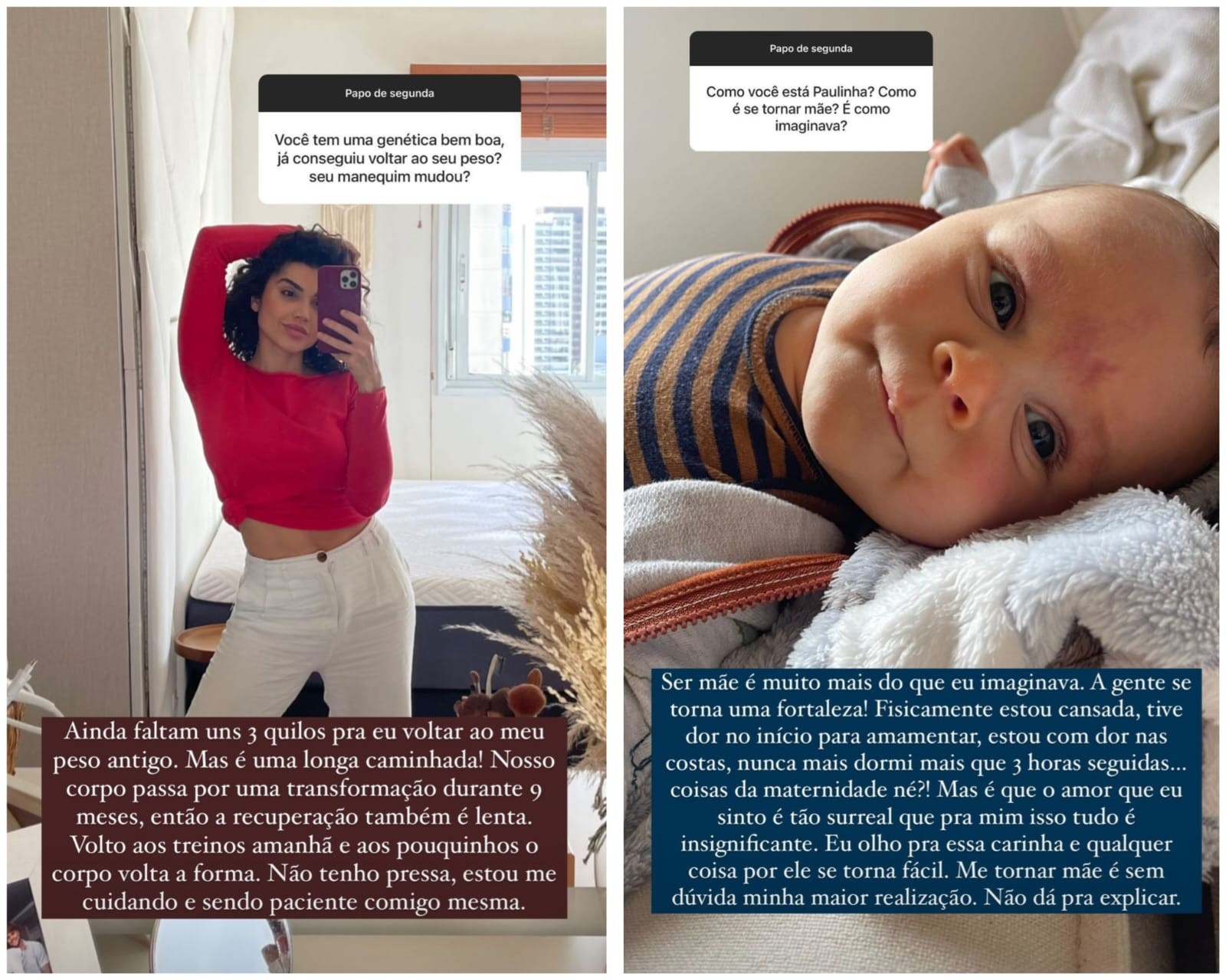 Paula Amorim fala sobre maternidade (Foto: Instagram)