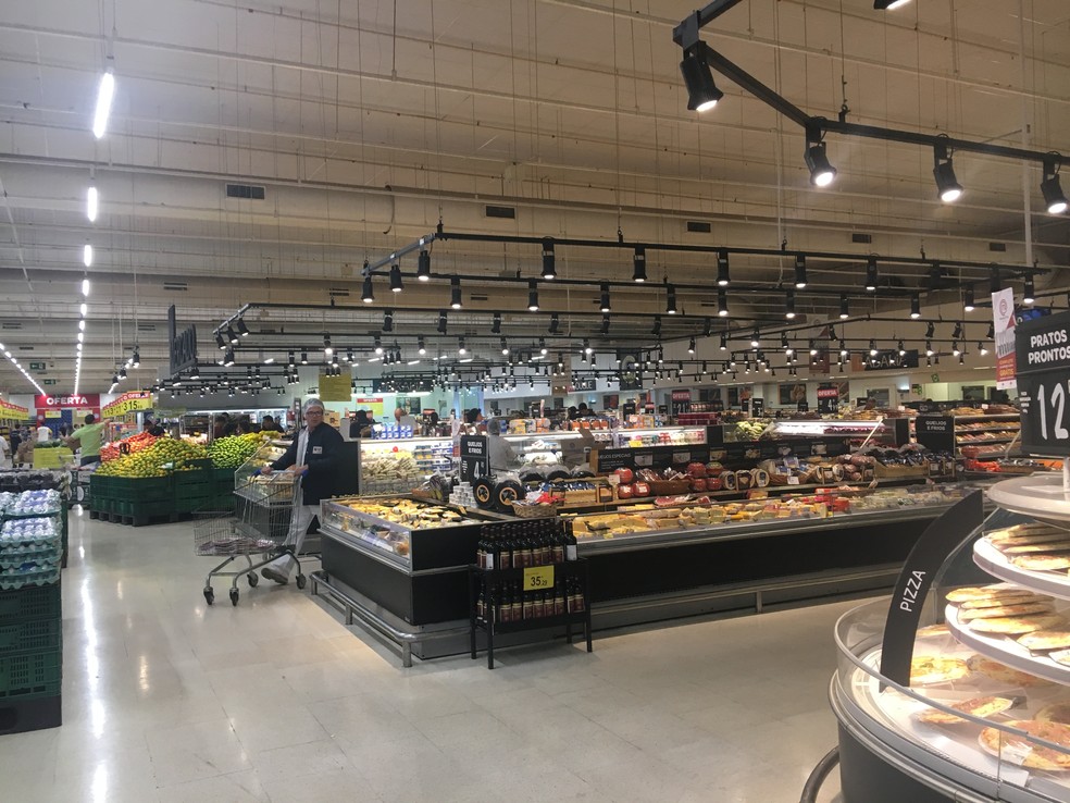 Supermercado em Goiânia, Goiás — Foto: Vanessa Chaves/G1