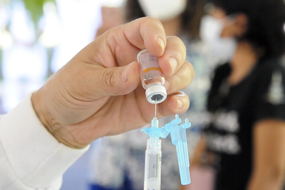Campanha de vacinação contra a Covid-19 começa no DF — Foto: Geovana Albuquerque/Agência Saúde DF