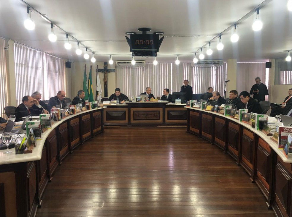 Pleno do Tribunal de Justiça do Rio Grande do Norte votou à unanimidade — Foto: Mariana Rocha/Inter TV Cabugi