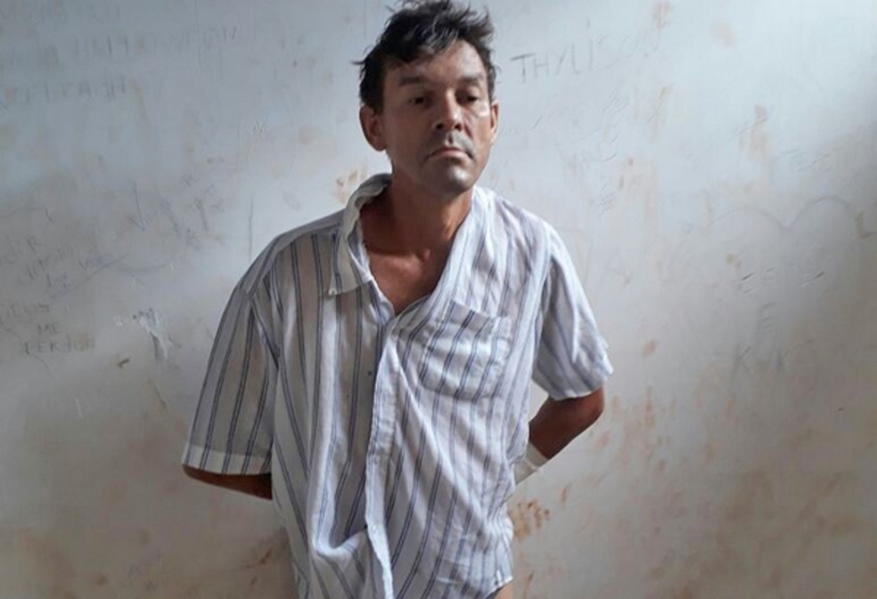 Sinval Gomes foi preso e confessou o assassinato da adolescente (Foto: Josy Rezende/Arquivo Pessoal)