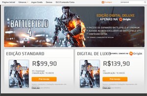 Battlefield 4  ORIGIN - PC - Jogo Digital