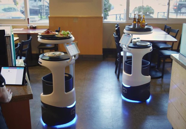Servi, o robô-garçom da Bear Robotics (Foto: Divulgação/Bear Robotics)