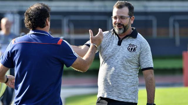 Enderson Moreira na partida do Ceará contra o São Paulo