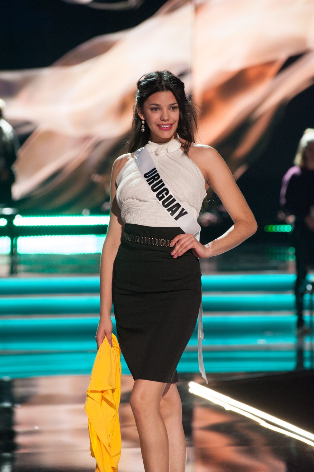 Marisol Acosta, Miss Uruguai (Foto: Patrick Prather/Miss Universe Organization/AFP)
