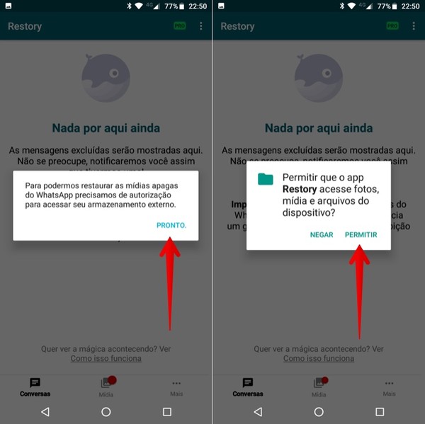 Whatsapp Como Ver Mensagens Fotos E Videos Apagados Com O Restory Redes Sociais Techtudo