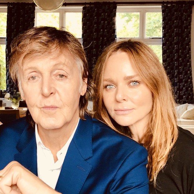 Paul e Stella McCartney (Foto: Reprodução Instagram)