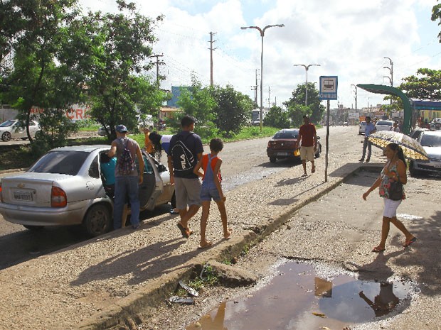 Paralisação dos rodoviários completou uma semana nessa quarta (28) (Foto: Biné Morais/O Estado)