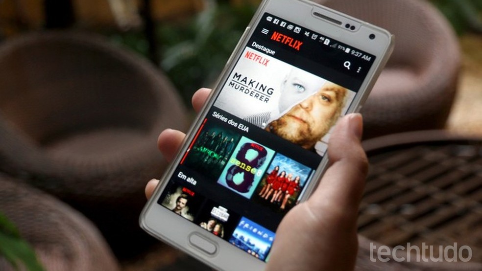 Aprenda a baixar vídeos da Netflix para ver offline no celular (Foto: Carolina Ochsendorf/TechTudo)