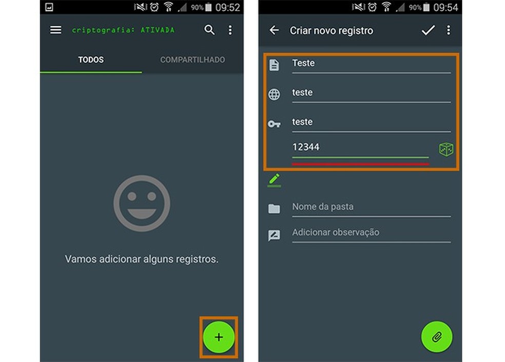 Com o aplicativo Keeper, usuários conseguem gerenciar senhas protegidas com rapidez — Foto: Reprodução/Barbara Mannara