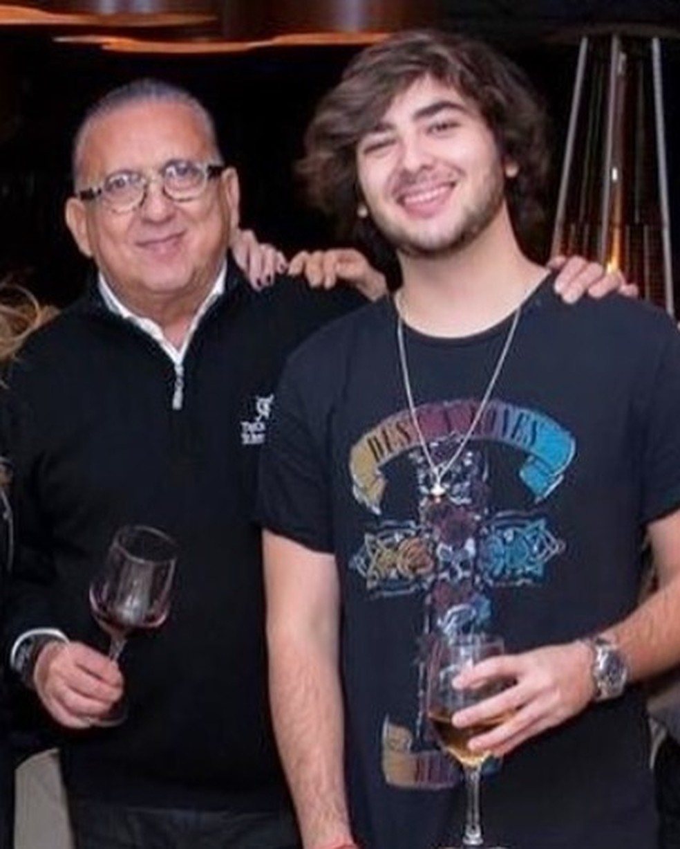 Galvão Bueno revela que não vê Luca, o filho mais novo, há 1 ano e meio — Foto: Reprodução/Instagram