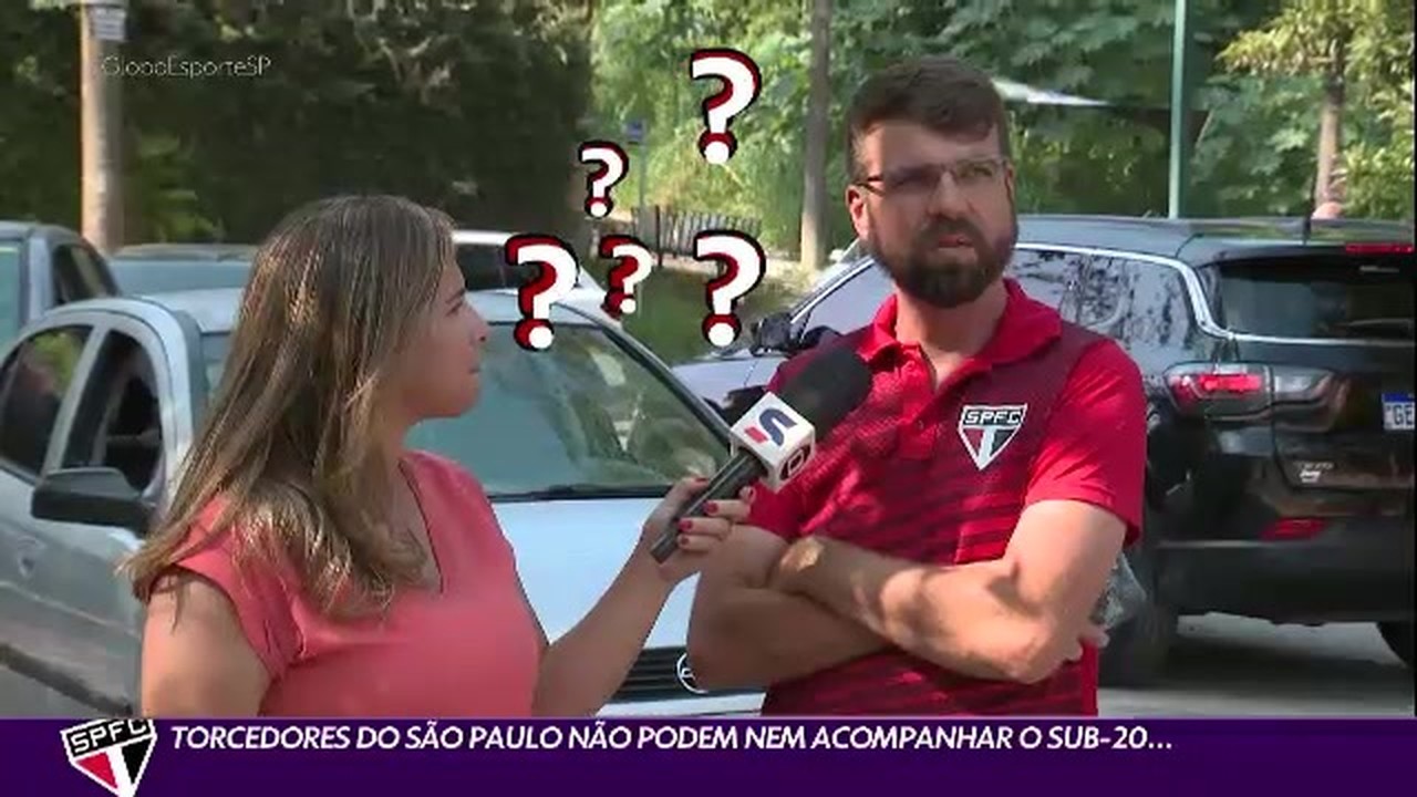 Torcedores do São Paulo não podem nem acompanhar a equipe sub-20