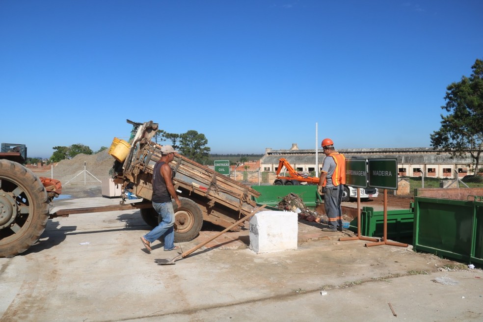 Novo ecoponto de Itapetininga tem como objetivo atender pessoas física — Foto: Prefeitura Municipal de Itapetininga/Divulgação