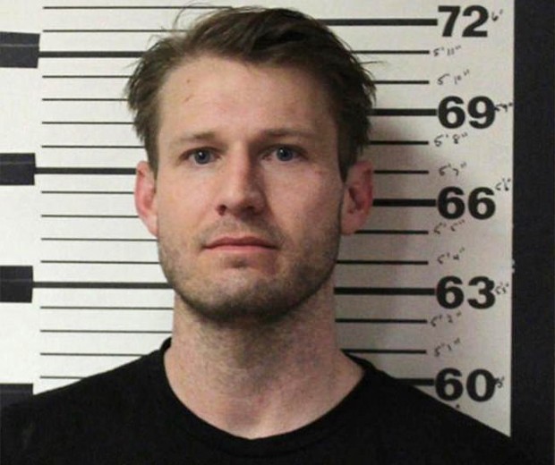 Brian Hickerson é condenado por violência doméstica contra a atriz Hayden Panettiere (Foto: Teton County Sheriffs Office)