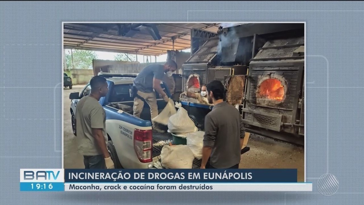 Mais de 95 quilos de maconha são incinerados em Eunápolis