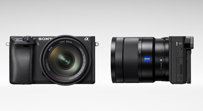 Câmera Sonu A6300 vem com lentes intercambiáveis e registra vídeos em 4K (Foto: Divulgação/Sony)