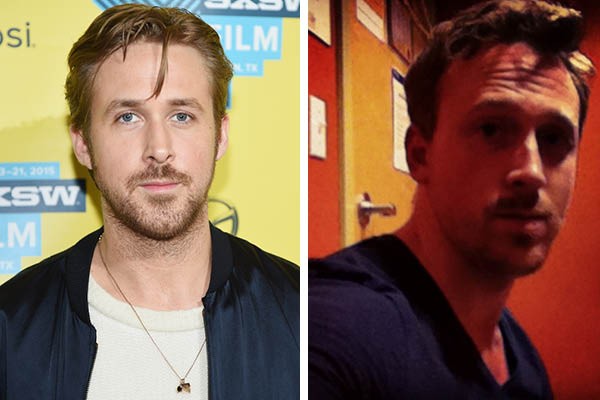 Ryan Gosling e Robert McKinnon (Foto: Getty Images//Reprodução)