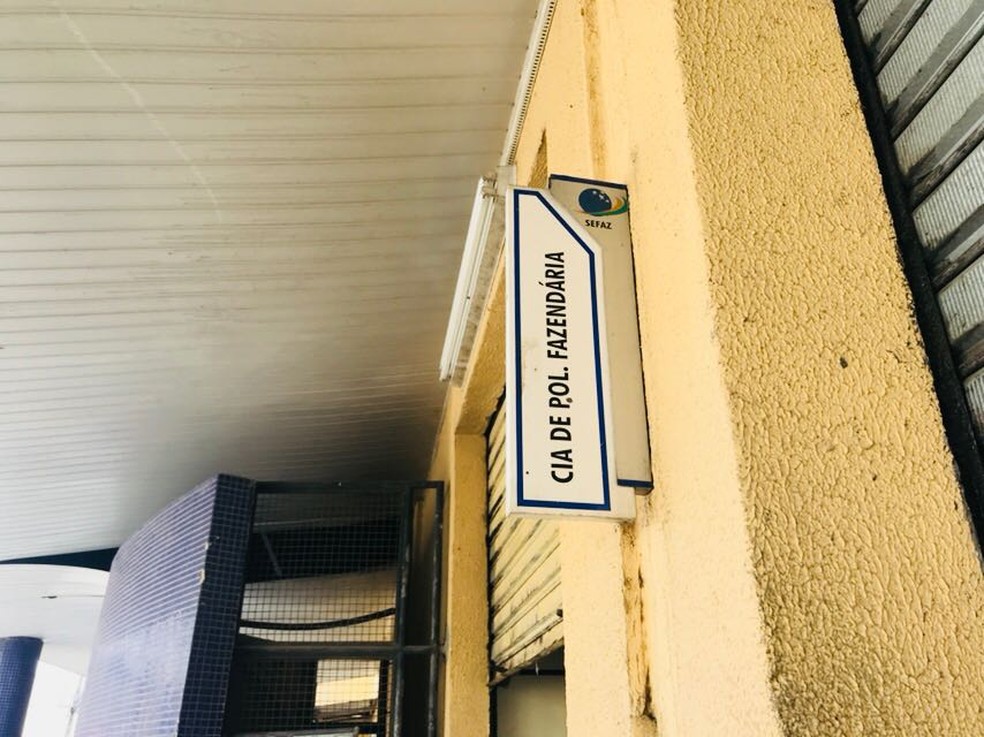 Prédio de polícia fazendária da PMSE (Foto: Cleverton Macedo)