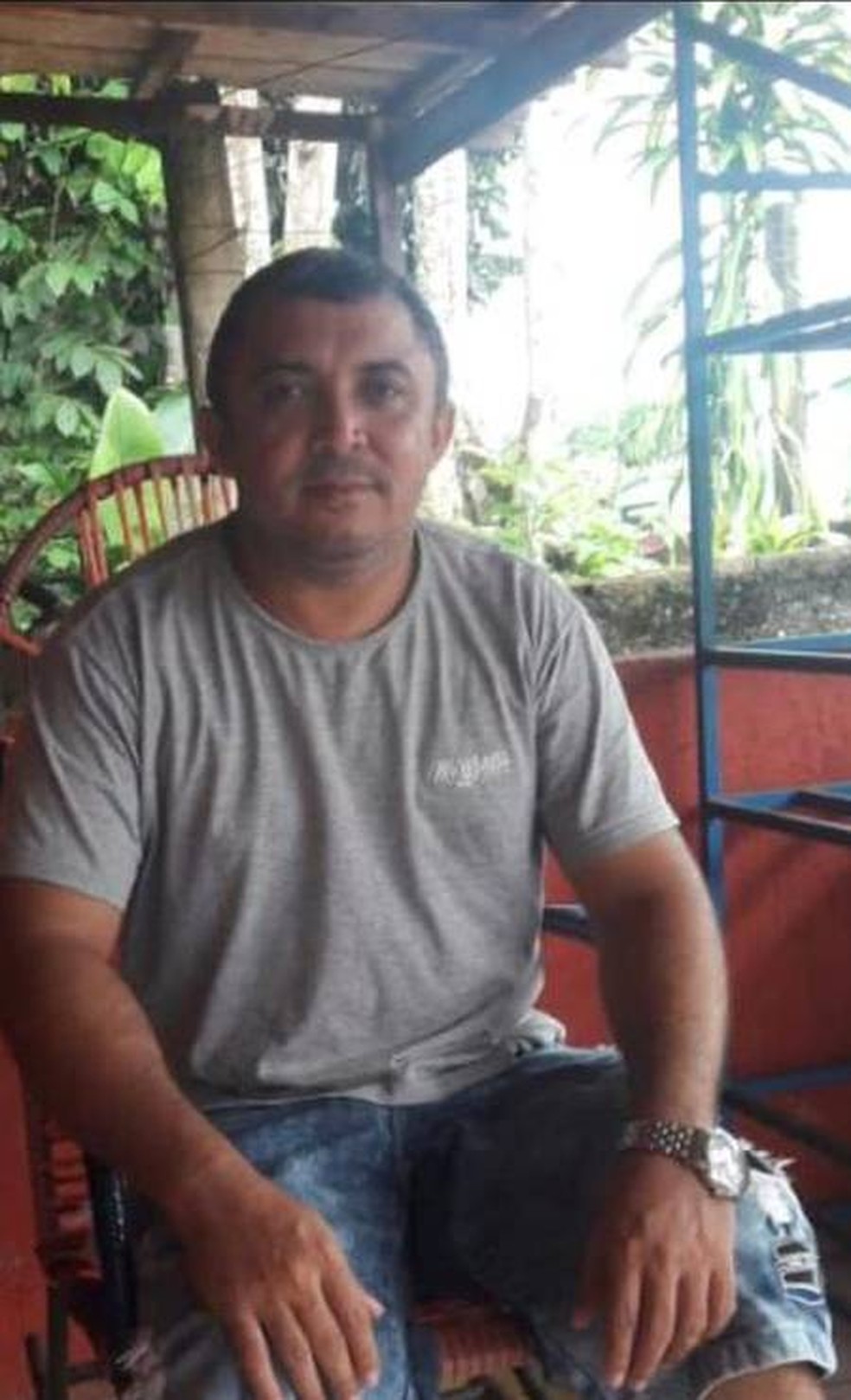 Raimundo de Souza Melo, de 44 anos, desapareceu após naufrágio na costa da Guiana Francesa — Foto: Arquivo Pessoal