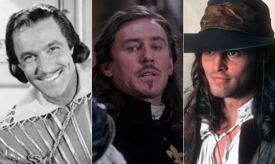 Gene Kelly, Gabriel Byrne e Justin Chambers foram alguns dos atores que deram vida ao mosqueteiro D'Artagnan