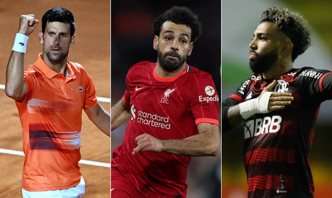 Djokovic, Salah eGabigol