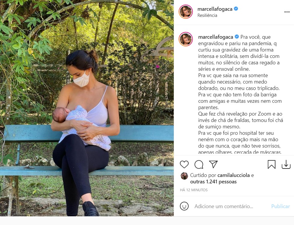 Marcella Fogaça desabafa nas redes sociais (Foto: Instagram/Reprodução)