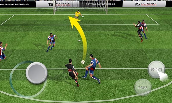 Jogo de futebol se inspira em FIFA 15, mas é bem mais leve (Foto: Divulgação)