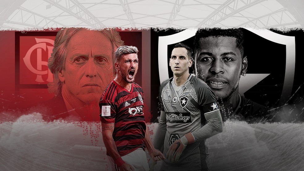 Carrossel - gringos de Flamengo x Botafogo — Foto: Infografia