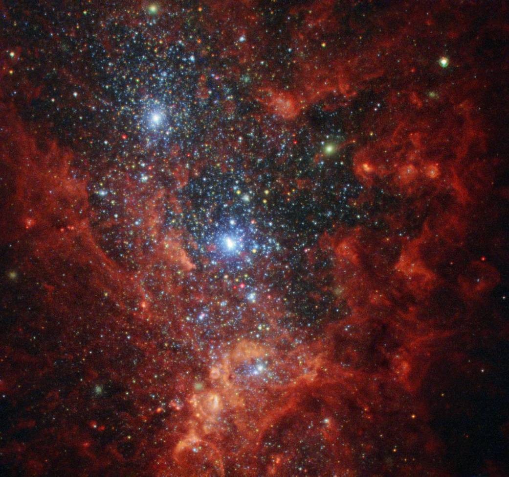 Galáxia NGC 1569 (Foto: ESA/Hubble & NASA)