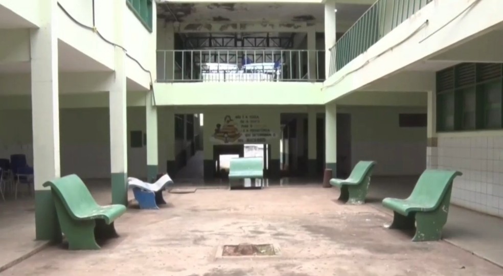 Escola em Picos sofreu 6 furtos em menos de um mês; 5 deles na mesma semana — Foto: Sávio Magalhães/ TV Clube